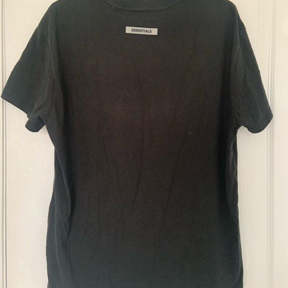 Essentials Black Logo T-shirt - Picture 3 of 5